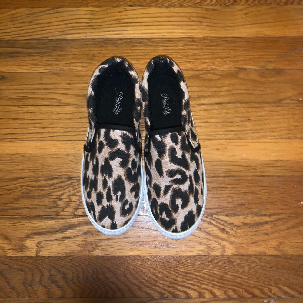 Pink Lily cheetah sneakers